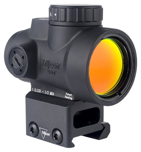 [2200302] Trijicon 2200302 MRO SD Black 1x25mm 2 MOA Red Dot Reticle Full Co-Witness Mount 