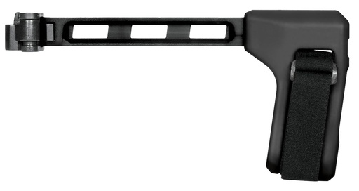 [FS1913-01-SB] SB Tactical FS1913-01-SB FS1913-01-SB Side Folding Black Synthetic with 9.60" OAL & Nylon Strap for AR-Platform with 1913 Picatinny Rail (Tube Not Included) 