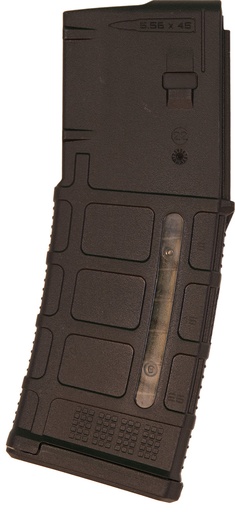 [873750007625] Magpul PMAG GEN M3 30rd Detachable w/Capacity Window 223 Rem/5.56x45mm NATO Fits AR-15/M16/M4 Black Polymer 