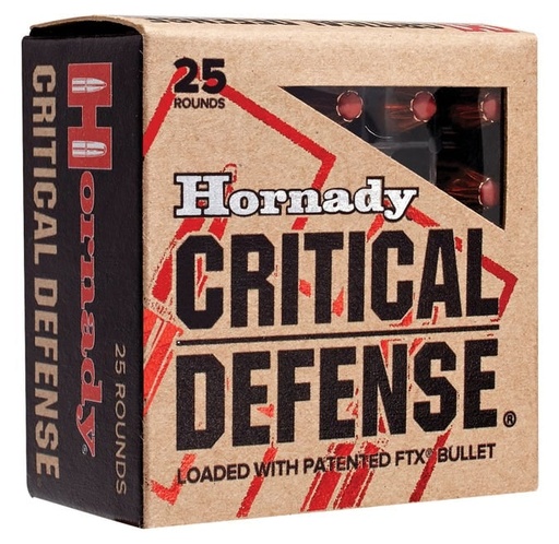 [090255927900] Hornady Critical Defense .45 Colt 185gr FTX