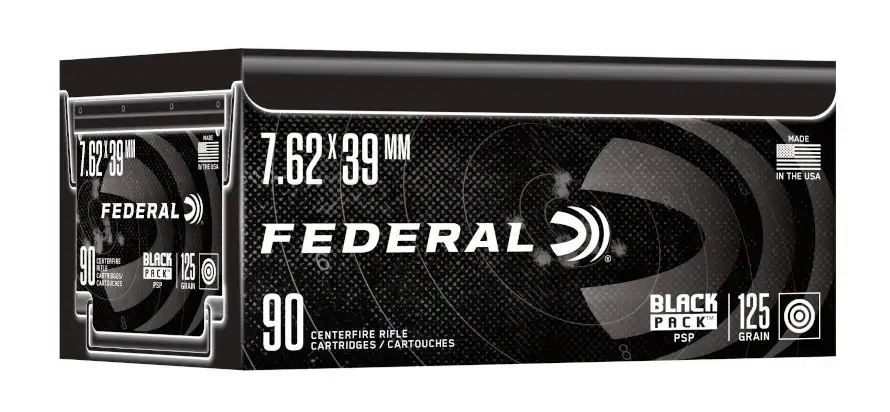 [604544705782] Federal 762x39mm 124gr 90rds