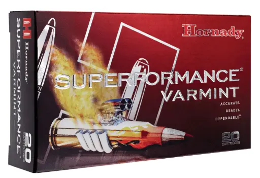 [090255832068] Hornady 83206 Superformance Varmint 204Ruger 40gr Hornady V Max 20 Per Box/10 Case 