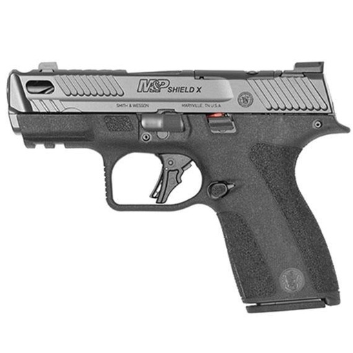 [022188901214] Smith & Wesson 14269 M&P PC Shield X Sub-Compact 9mm Luger 15+1 3.60" Black Armornite Ported Barrel, Black Armornite Stainless Steel Optic Cut/Serrated Slide, Black Polymer Frame w/Picatinny Rail, Textured Grip, RMSc/Holosun K Footprint, No Manual Thumb 