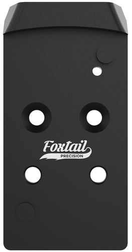 [5065018649127] Foxtail Precision 100017 Rear Sight Dovetail Optic Adapter Plate for CZ P10 Black Anodized CZ P10 
