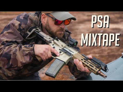 [51655227618] PSA Sabre Enhanced Mixtape Vol. 1 8" 300 Blackout 1:5 Pistol w/ Sabre Plan B Mount & Maxim CQB Brace
