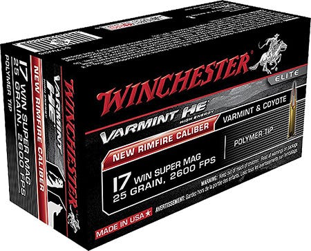 [020892103085] Winchester Ammo S17W20 Varmint HV 17WSM 20gr Polymer Tip 50 Per Box