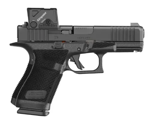 [764503068317] Glock P61950B03DC8A3 G19 Gen6 w/Aimpoint 9mm Luger 15+1 4.02" Black GMB Barrel, Black Steel Serrated w/Optic Slide, Black Polymer Frame w/Accessory Rail, Interchangeable Backstrap Grip, Aimpoint COA 3.5 MOA Red Dot, Ambidextrous 
