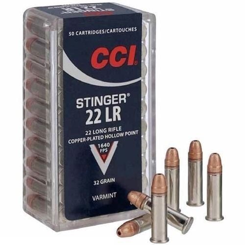 [CCI0050] CCI 22 LR Stinger Hyper Velocity CCI0050 32gr CPHP 50 rounds