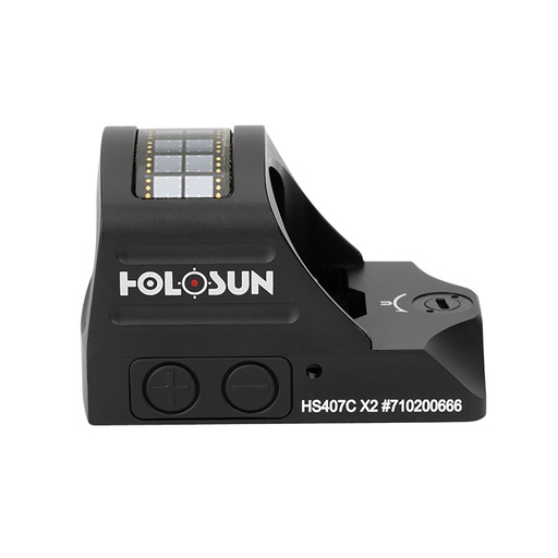 [810047071181] Holosun HS407CX2 Black Anodized 0.63 x 0.91 2 MOA Red