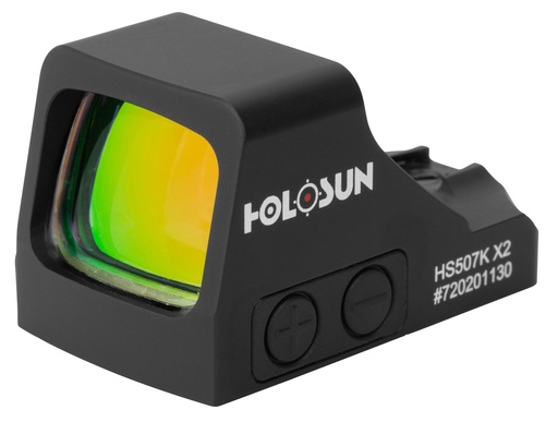 [810047071211] Holosun HS507KX2 507 Black Anodized 1 x 0.58" x 0.77" 2 MOA red Dot/32 MOA Circle Multi Reticle